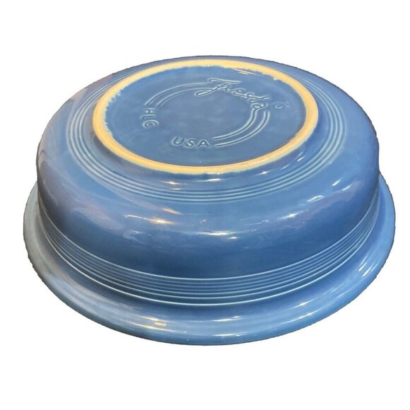 Fiestaware 64 oz Large 10 5/8" Rimmed Serving‎ Bowl Lapis Blue HLC USA Fiesta - Picture 3 of 5